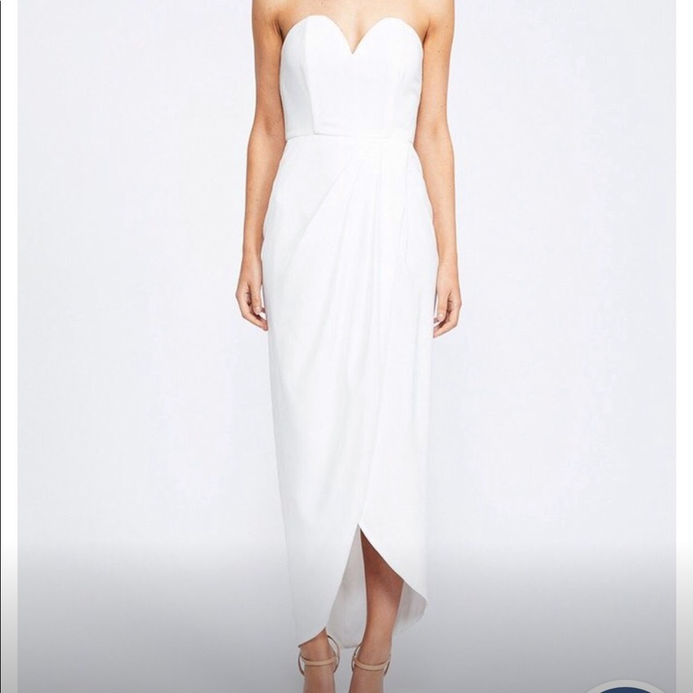 Shona Joy | Core ‘U’ Bustier Drape Dress